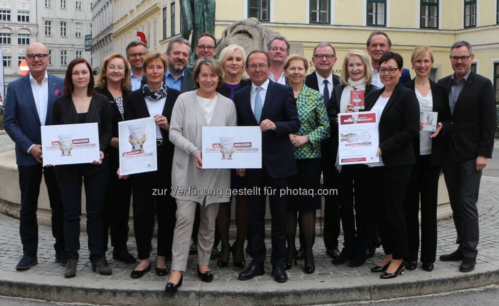 Die ARGE_WB zu Arbeitszeitflexibilisierung: „Zeit wird’s: Wir brauchen flexible Arbeitszeiten!“ - Österreichischer Wirtschaftsbund: Die ARGE_WB zu Arbeitszeitflexibilisierung: „Zeit wird’s: Wir brauchen flexible Arbeitszeiten!“ (Fotocredit: Österreichischer Wirtschaftsbund), © Aussender (01.03.2017) 