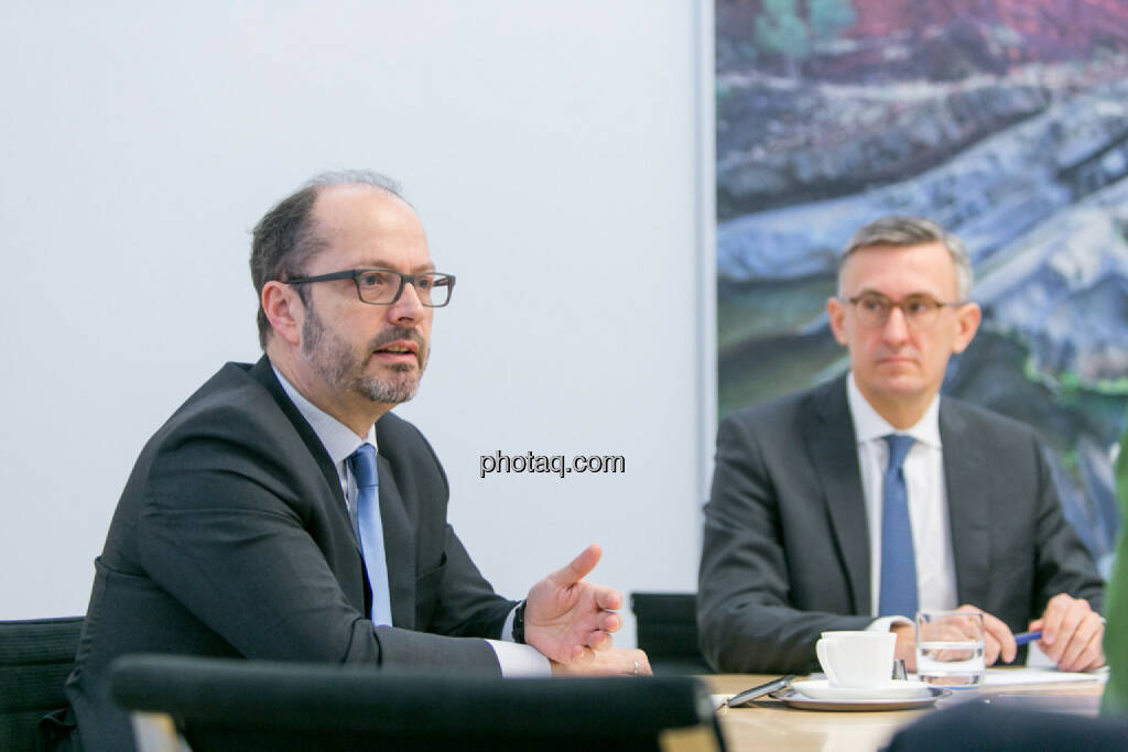 Paul Severin (Erste Asset Management, ÖVFA), Robert Ottel (voestalpine, Aktienforum), © Martina Draper/photaq (03.03.2017) 