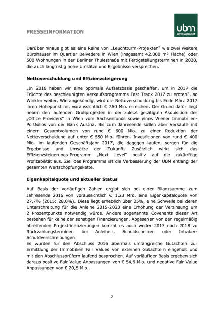 Vorläufige Zahlen UBM, Seite 2/3, komplettes Dokument unter http://boerse-social.com/static/uploads/file_2140_vorlaufige_zahlen_ubm.pdf (06.03.2017) 