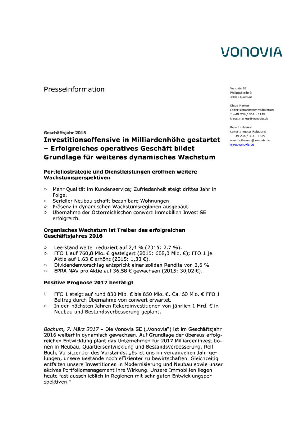 Vonovia: Geschäftsjahr 2016, Seite 1/7, komplettes Dokument unter http://boerse-social.com/static/uploads/file_2141_vonovia_geschaftsjahr_2016.pdf