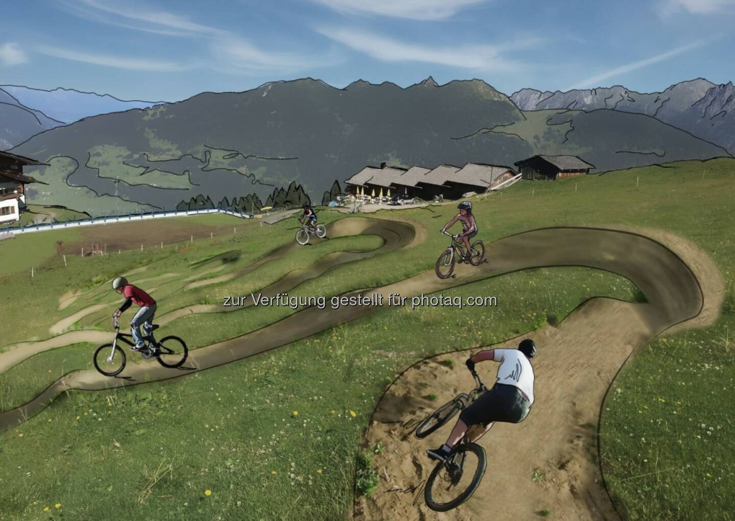 Ein Skills Area schult die Technik und Geschicklichkeit auf dem Bike - Kitzbüheler Alpen - St. Johann Oberndorf-Kirchdorf-Erpfendorf: Region St. Johann in Tirol zündet den Bike-Turbo (Fotocredit: Allegra Tourismus)