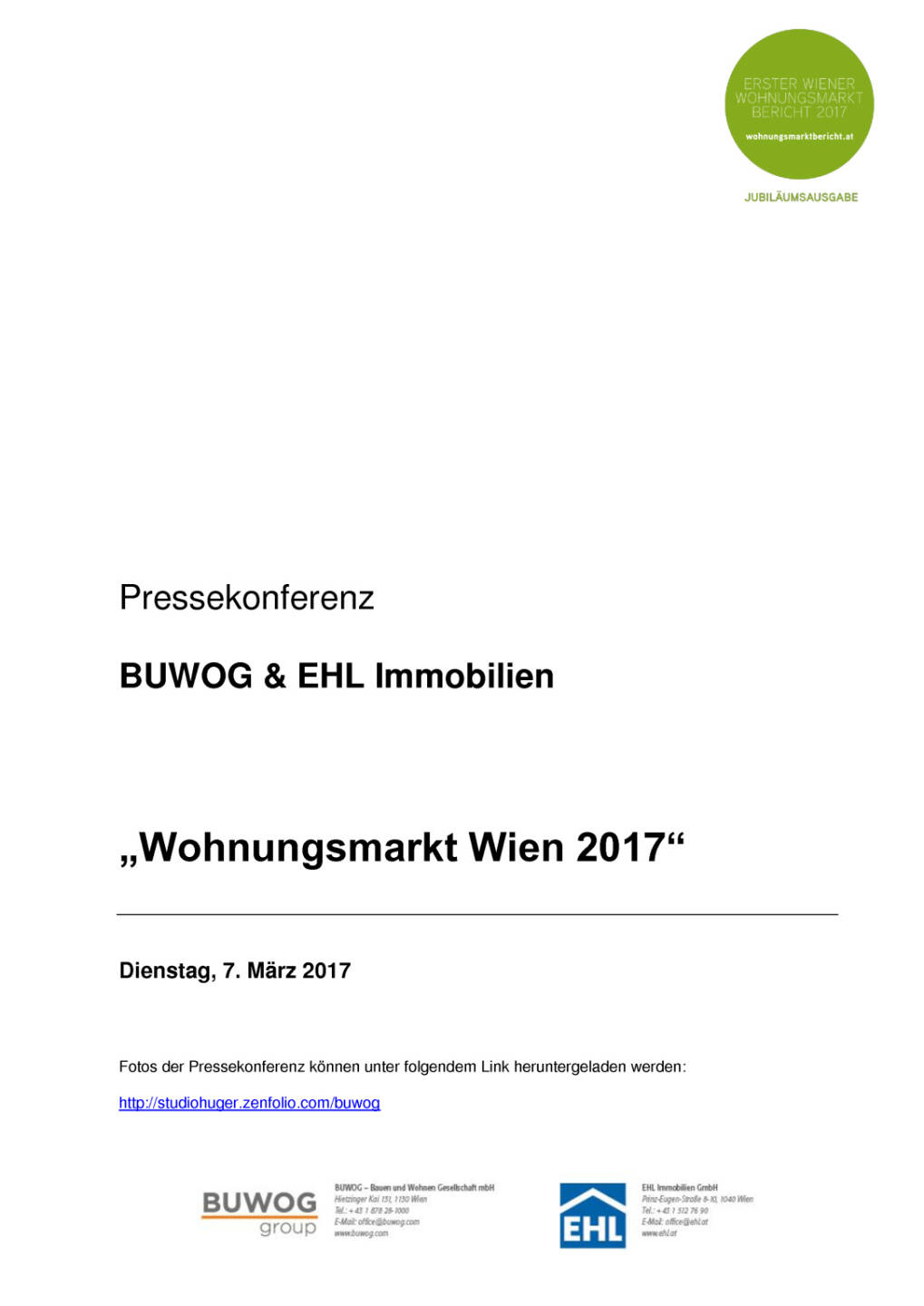 Buwog & EHL Immobilien: Wohnungsmarkt Wien 2017, Seite 1/10, komplettes Dokument unter http://boerse-social.com/static/uploads/file_2142_buwog_ehl_immobilien_wohnungsmarkt_wien_2017.pdf
