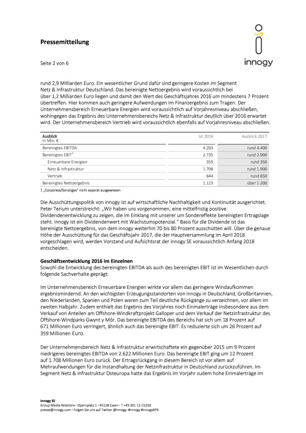 Innogy: erstes Geschäftsjahr, Seite 2/6, komplettes Dokument unter http://boerse-social.com/static/uploads/file_2156_innogy_erstes_geschaftsjahr.pdf