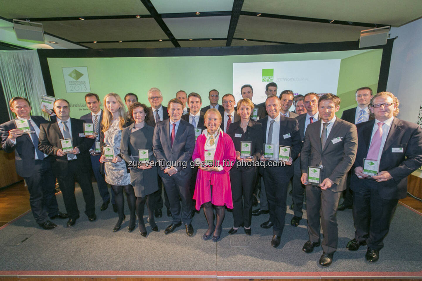 Zertifikate Award Austria 2013
