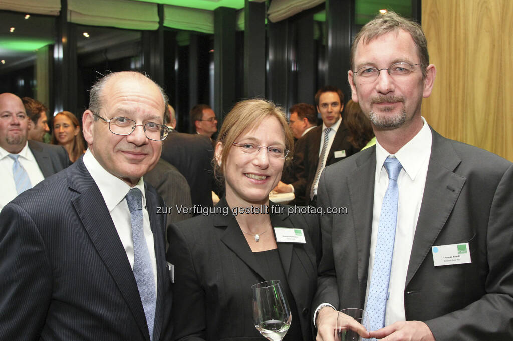 Michael Spiss (RCB), Daniela Hofmann (DZ Bank), Thomas Friedl (brokerjet), © Norbert Novak für das ZFA (14.05.2013) 