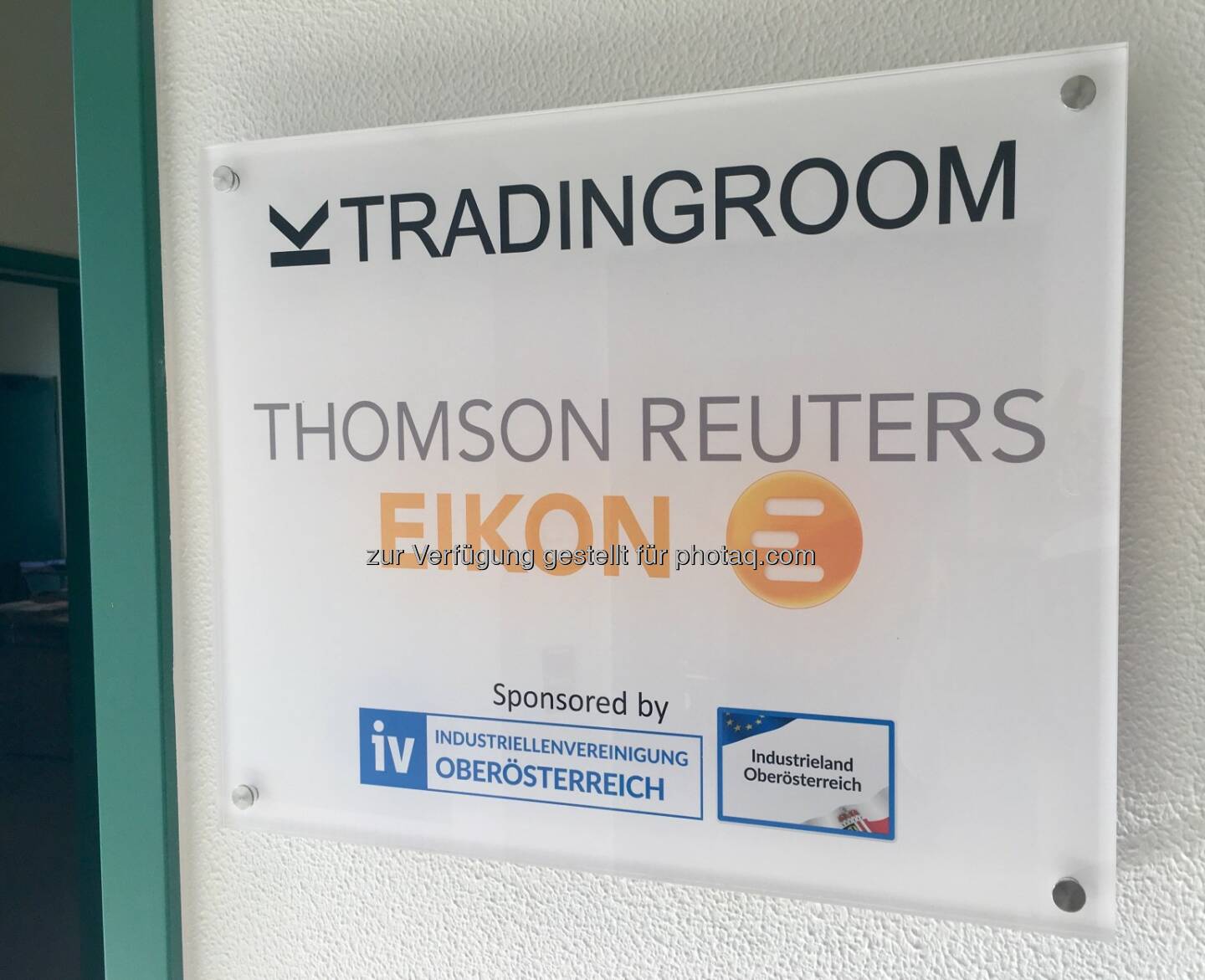 Tradingroom Thomson Reuters Eikon