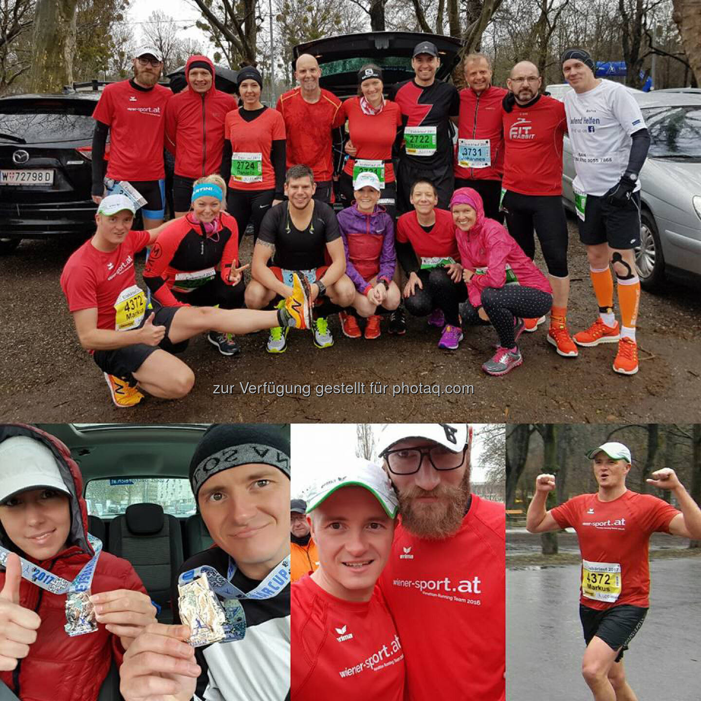 Markus Steinacher mit dem Wemove Running Team