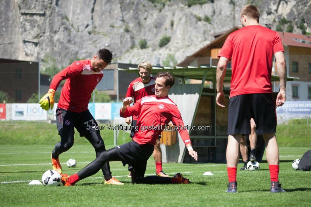 Ferienregion TirolWest: Die Roten Teufel trainieren im Sommer wieder in Zams! (Fotocredit: 1. FC Kaiserslautern), © Aussender (20.03.2017) 
