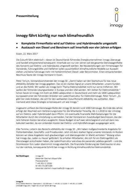 innogy fährt künftig nur noch klimafreundlich, Seite 1/2, komplettes Dokument unter http://boerse-social.com/static/uploads/file_2175_innogy_fahrt_kunftig_nur_noch_klimafreundlich.pdf (22.03.2017) 