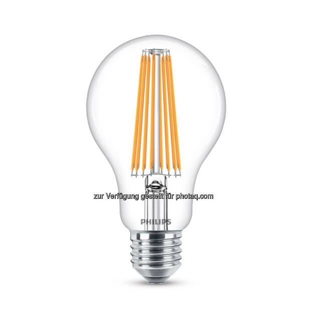 Die LED-Technologie ermöglicht Energieeinsparungen von 80%. Besonders beliebt sind LED Filament Lampen mit ihrem dekoraktiven Aspekt. - Philips Lighting Austria GmbH: Nachhaltigkeit als Herzstück der Geschäftsstrategie von Philips Lighting (Fotocredit: Philips Lighting), © Aussendung (24.03.2017) 