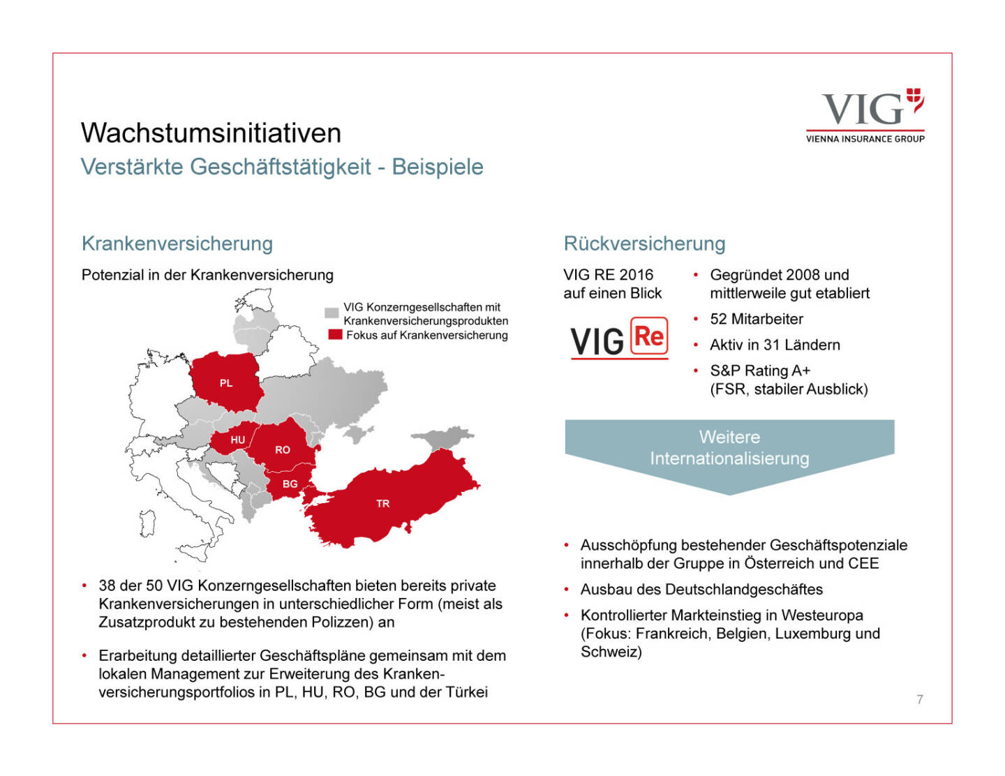 Präsentation VIG - Wachstumsinitiativen