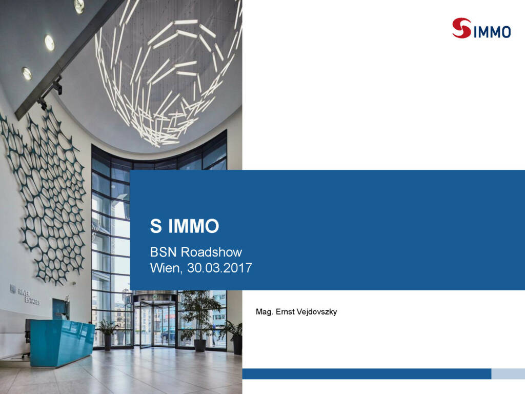 Präsentation S Immo - BSN Roadshow #68 (30.03.2017) 