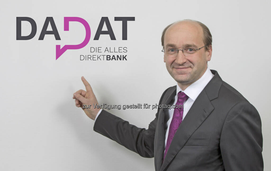 Mit der Webseite www.dad.at, die optimal auch für die mobile Nutzung per Smartphone und Tablet konzipiert ist, möchte Huber neue Maßstäbe in der österreichischen Direktbankenlandschaft setzen. (Bildquelle: DADAT Bank, Andreas Kolarik), © Aussender (31.03.2017) 