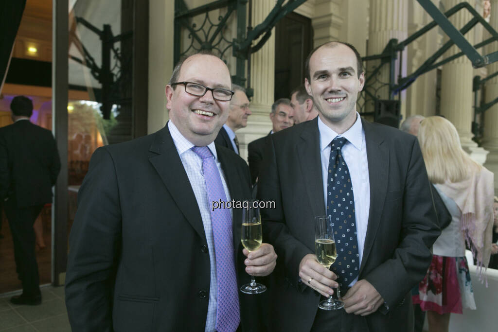 Roland Meier, Bernhard Dörflinger (TeleTrader), © finanzmarktfoto/Martina Draper (15.05.2013) 