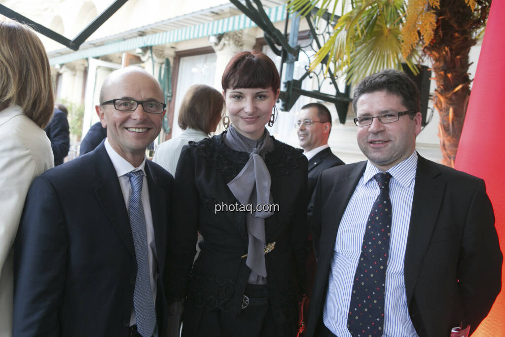 Hans Fruhmann (Mensalia), Dorota Majewska (Telekom Austria), Gerald Wechselauer (Amag), © finanzmarktfoto/Martina Draper (15.05.2013) 