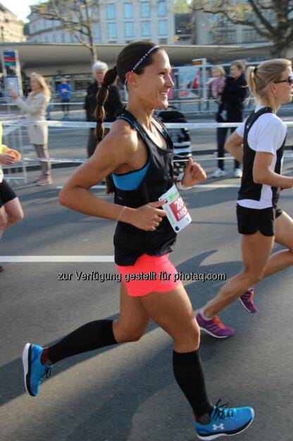 beim Zürich Marathon (11.04.2017) 