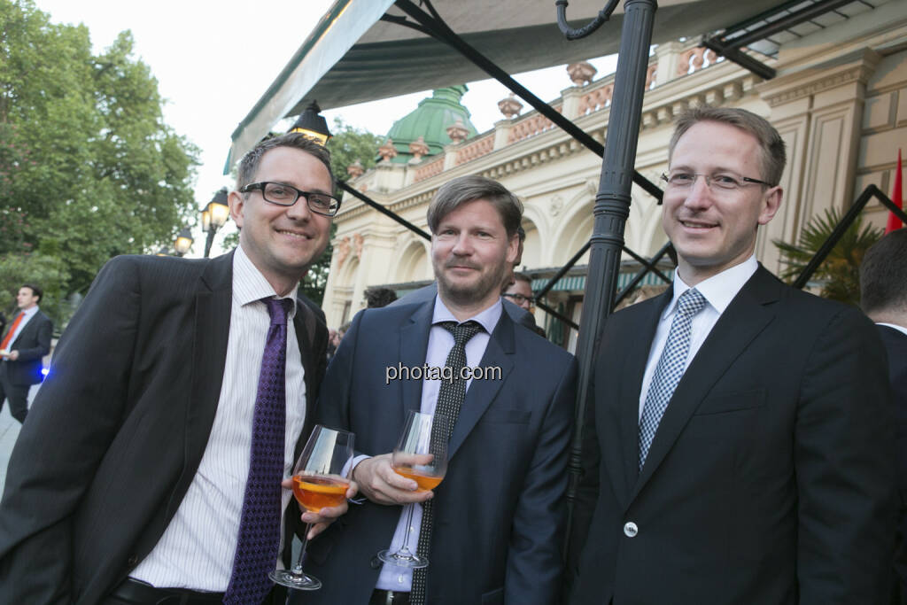 Gerald Walek (Erste Group), Günther Schmitt (RCM), Bernd Maurer (RCB), © finanzmarktfoto/Martina Draper (15.05.2013) 