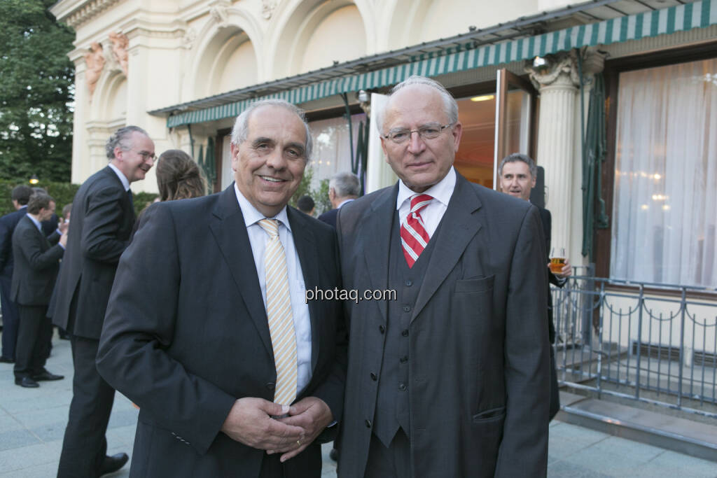 Franz Kubik, Claus Raidl, © finanzmarktfoto/Martina Draper (15.05.2013) 