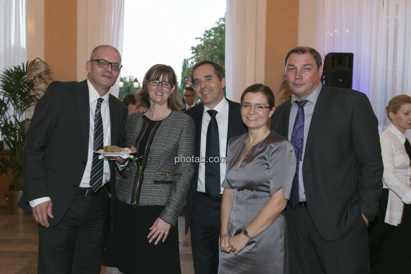 Karl Brauneis, Henriette Lininger (Wiener Börse), Wolfgang Matejka (Matejka & Partner), Claudia Vince-Bsteh (RCB), Hannes Roither (Palfinger)