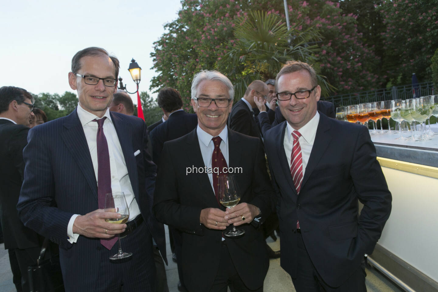 Walter Oblin, Georg Pölzl (Post), Volker Pyrtek (CEO des Einkaufs-JVs von Deutscher und Französischer Telekom)