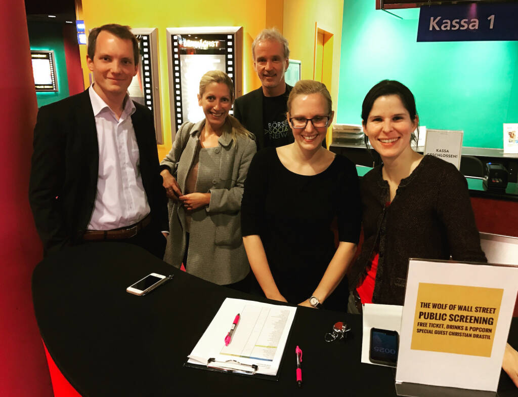 Leo Steinmann, Elisabeth Wagerer, Christian Drastil, Angelika Scheid, Miriam Daill für aktientrophy.at (26.04.2017) 