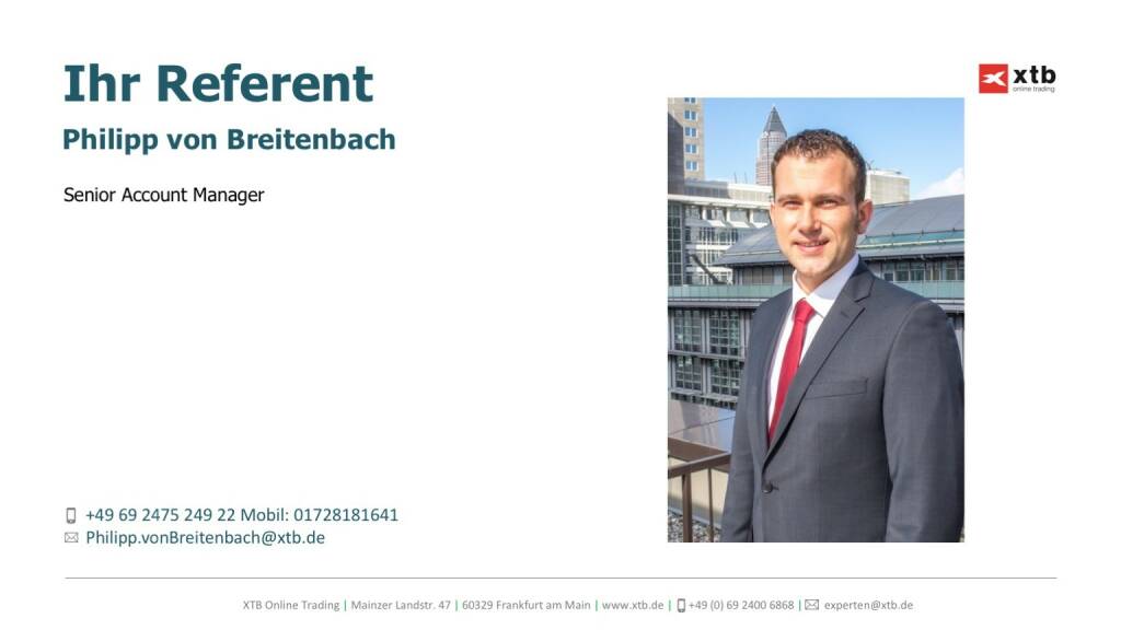 Präsentation xtb online trading - Philipp von Breitenbach (26.04.2017) 