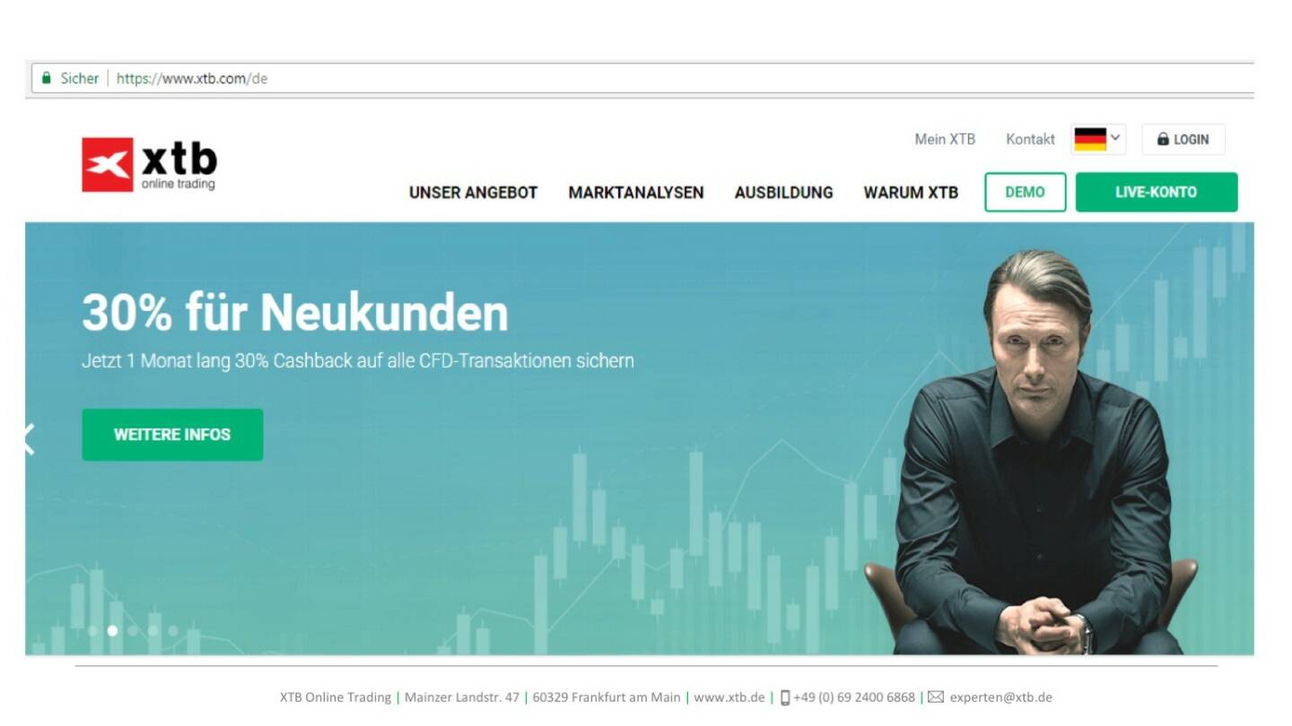 Präsentation xtb online trading - 30% für Neukunden Bild ...