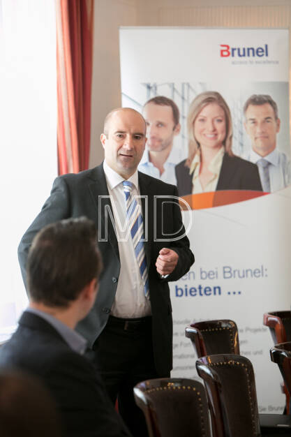 Harald Kuchelbacher (Geschäftsbereichsleiter Österreich), © Martina Draper für Brunel (15.05.2013) 