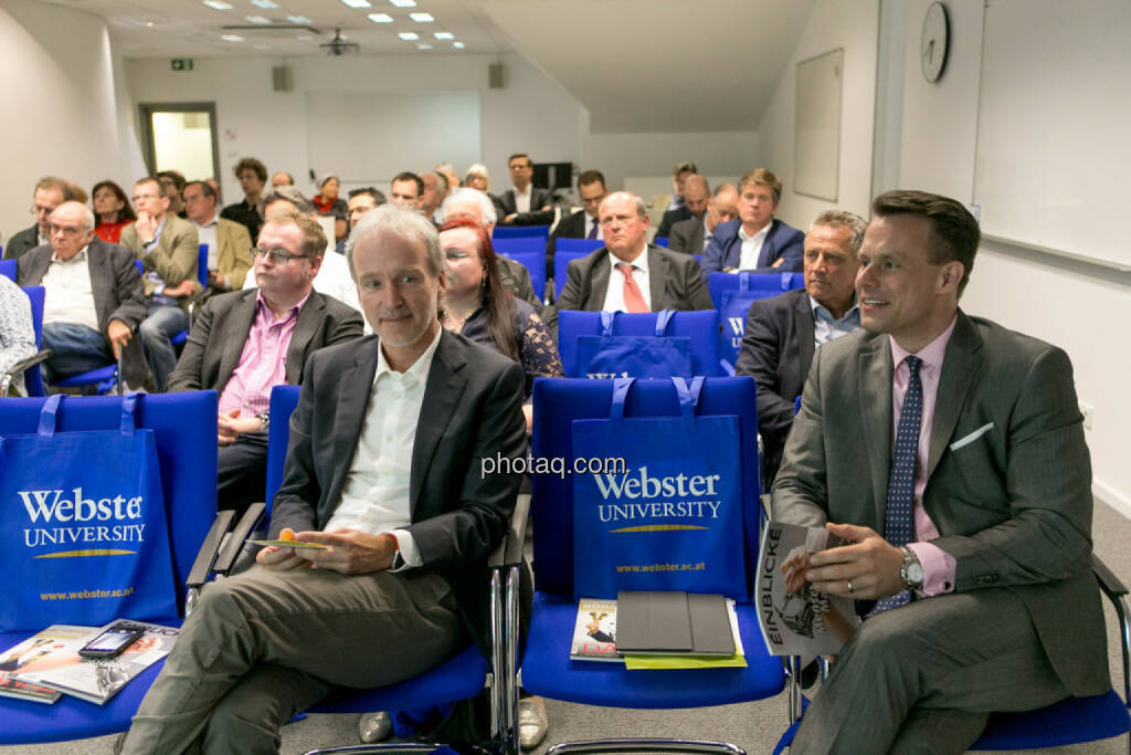 Christian Drastil (BSN), Christoph Boschan (Wiener Börse), © Martina Draper/photaq (27.04.2017) 