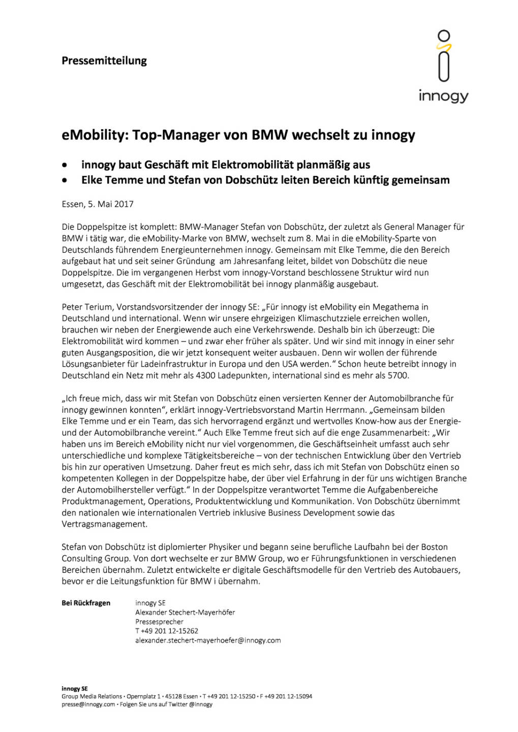 Top-Manager von BMW wechselt zu innogy, Seite 1/2, komplettes Dokument unter http://boerse-social.com/static/uploads/file_2240_top-manager_von_bmw_wechselt_zu_innogy.pdf