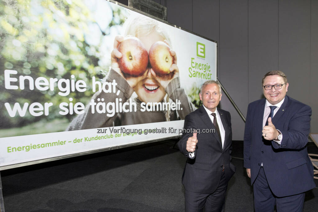 Christian Purrer (links), Martin Graf (rechts): Energie Steiermark AG: Energie Steiermark startet Kundenclub: Attraktive Angebote für 300.000 „Energiesammler“ (C) Energie Steiermark, © Aussendung (11.05.2017) 