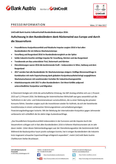 Aufschwung in den Bundesländern dank Rückenwind aus Europa und durch die Steuerreform , Seite 1/6, komplettes Dokument unter http://boerse-social.com/static/uploads/file_2255_aufschwung_in_den_bundeslandern_dank_ruckenwind_aus_europa_und_durch_die_steuerreform.pdf (17.05.2017) 