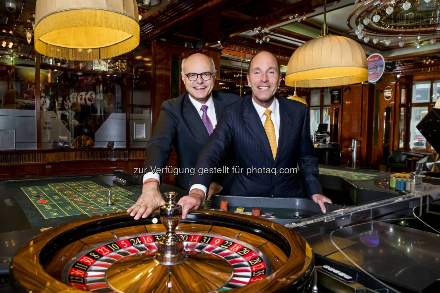 Dr. Karl Stoss und Dr. Alexander Labak - Casinos Austria: Casinos Austria: Alexander Labak zum Vorstand ernannt (Fotograf: Achim Bieniek / Fotocredit: Casinos Austria)