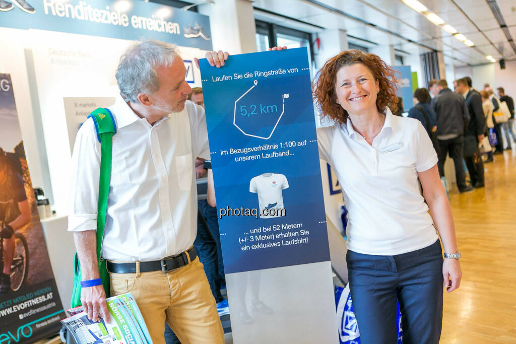 Christian Drastil (BSN), Sandra Warmuth (Deutsche Bank X-markets), Börsentag Wien, 20.5.2017, © Martina Draper photaq.com (am Ende der Diashow zusätzlich diverse Handy-Pics) (21.05.2017) 