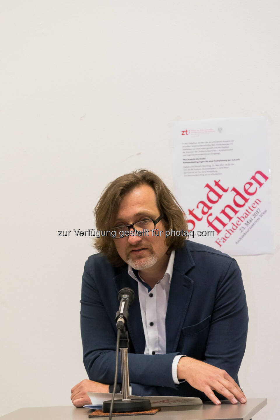 Vizepräsident Architekt DI Bernhard Sommer - Kammer der ZiviltechnikerInnen für Wien, Niederösterreich und Burgenland: Stadt finden - Fachdebatten der Kammer der ZiviltechnikerInnen gestartet (Fotograf: Gerhard Buchacher - Fotocredit: Kammer der ZiviltechnikerInnen für Wien, NÖ & Bgld.)