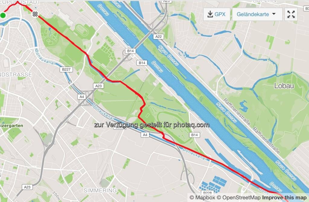 21,21km Hauptalle - Praterspitz (24.05.2017) 