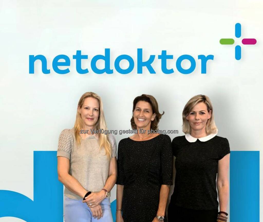 Dr. Eva Dichand, Ursula Gastinger, Barbara Konecny - AHVV Verlags GmbH: Digital-Offensive von netdoktor.at geht weiter (Fotocredit: www.netdoktor.at), © Aussender (26.05.2017)