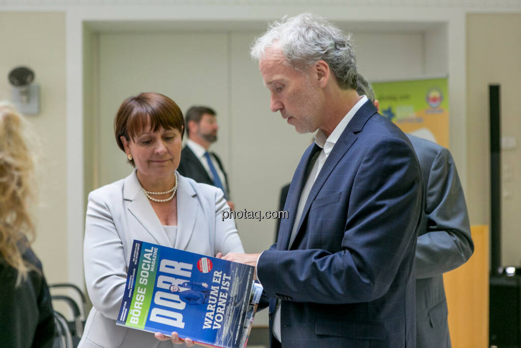 Herta Stockbauer (BKS), Christian Drastil (BSN), © Martina Draper/photaq (29.05.2017) 