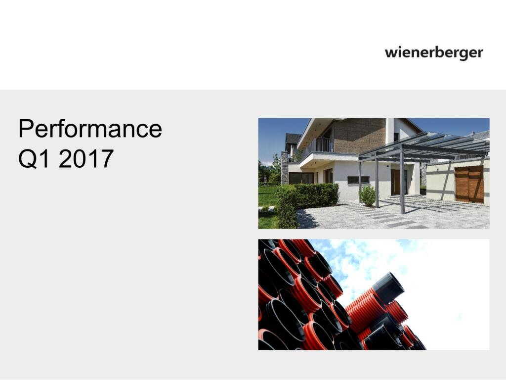 Wienerberger - Performance Q1 2017 (30.05.2017) 