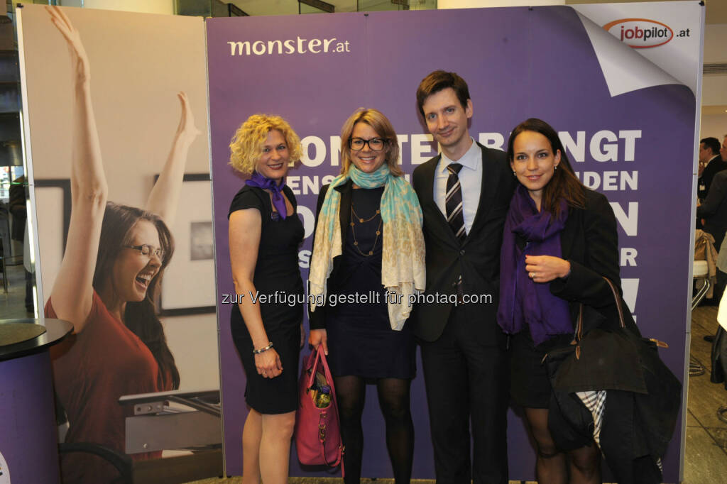 Barbara Riedl-Wiesinger (Monster), Cornelia Schwaminger (Strametz und Partner),  Florian Frauscher (Bundesministerium für Wirtschaft, Familie und Jugend), Marina Kinschel (16.05.2013) 