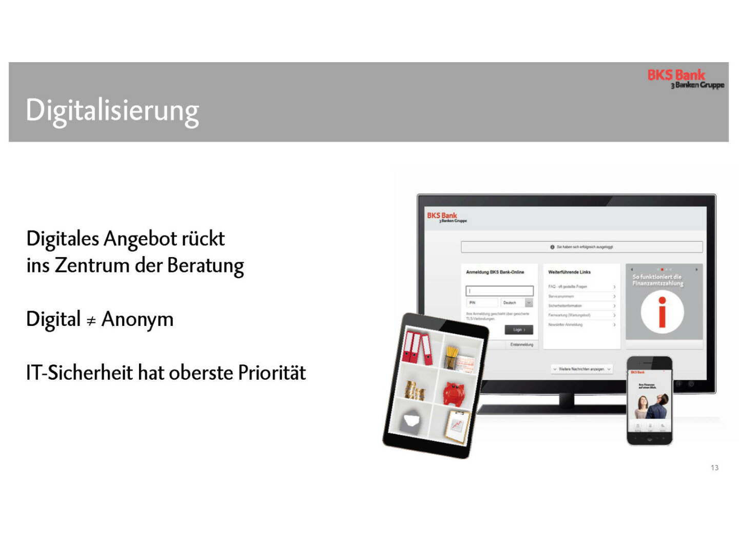 BKS - Digitalisierung