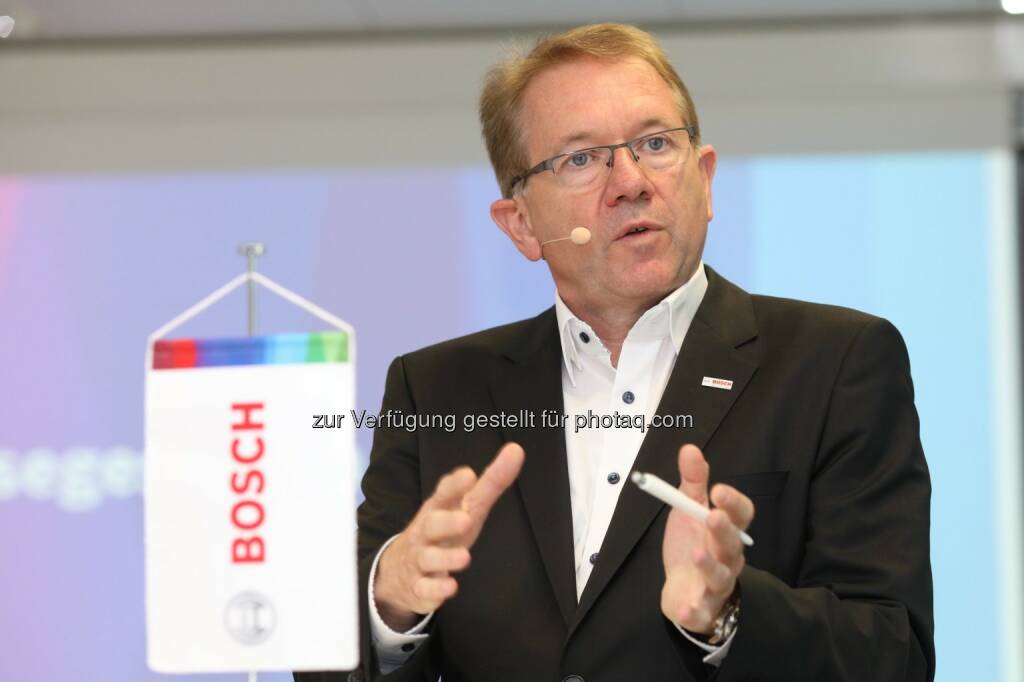 Dr. Klaus Peter Fouquet (Bosch Österreich-Chef) - Robert Bosch AG: Weiterhin gute Entwicklung von Bosch in Österreich (Fotocredit: Robert Bosch AG/APA-Fotoservice/Schedl), © Aussender (30.05.2017) 