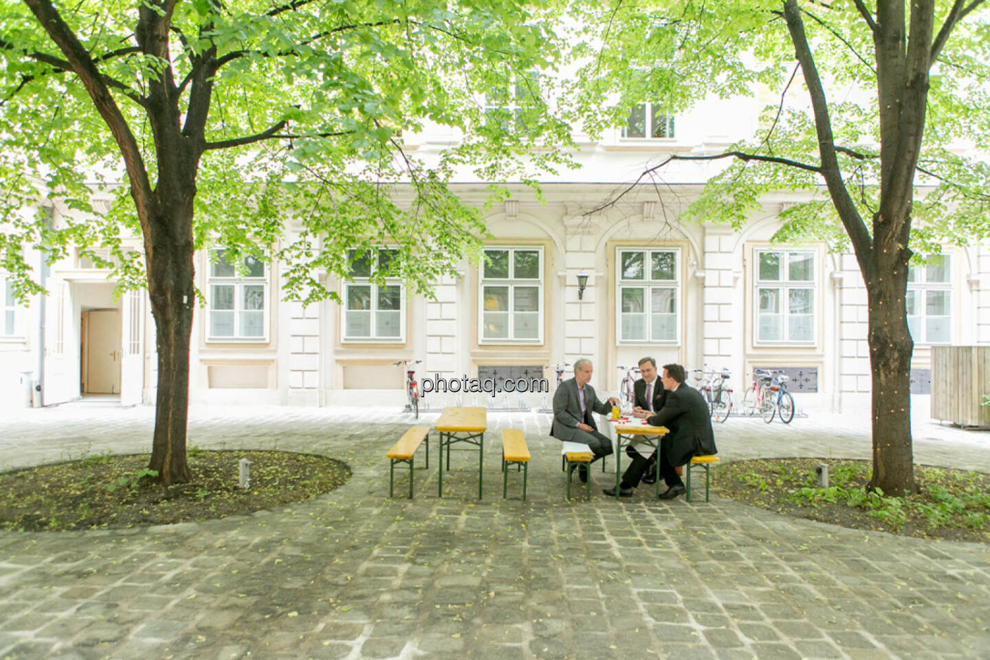 Christian Drastil (BSN), Nico Baader (Baader Bank), Christoph Boschan (Wiener Börse)