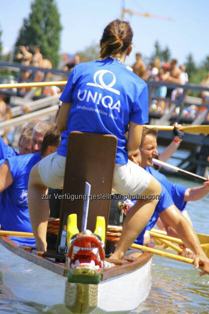 Uniqa beim Drachenboot Cup http://www.drachenboot.at/ (17.05.2013) 