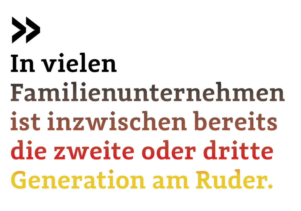 In vielen Familienunternehmen ist inzwischen bereits die zweite oder dritte Generation am Ruder (Christoph Scherbaum, German of the Board) (12.06.2017) 