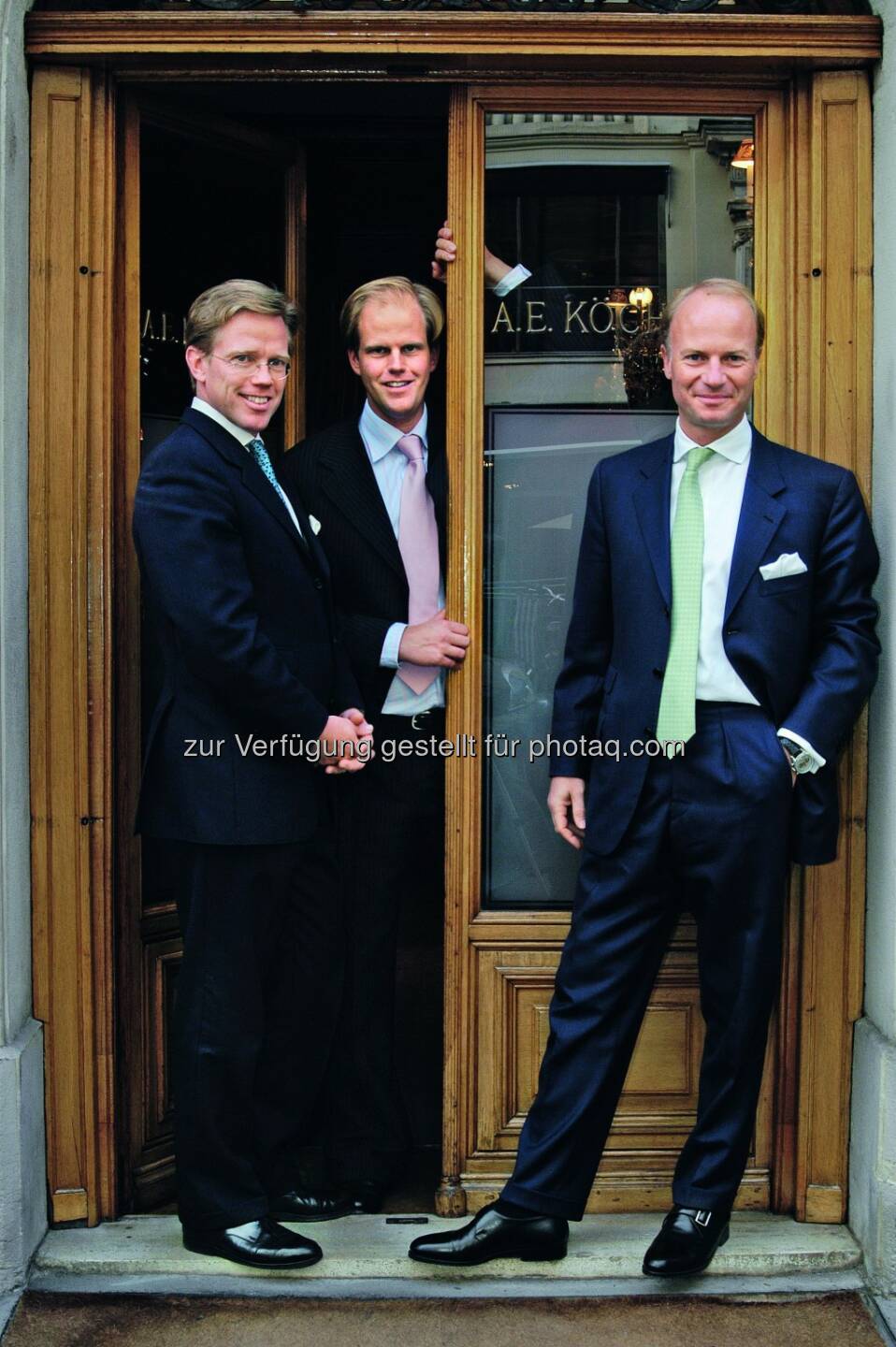 Portrait Juweliere A.E. Köchert - Christoph, Florian und Wolfgang Köchert  - Andrea Leitner Public Relations: Traditionsjuweliere A.E. Köchert holen die ältesten Unternehmerfamilien der Welt nach Wien (Fotocredit: A.E. Köchert)