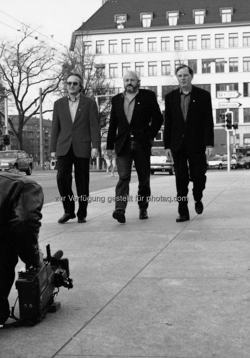Hans-Ueli Rihs, Andy Rihs, Beda Diethelm - Phonak AG: 70 Jahre Phonak - Leben verändern und Grenzen überwinden  (Fotocredit:Phonak AG)