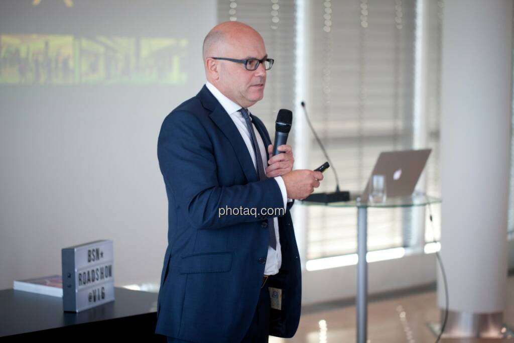 Ulrich Brockmann, Hauptabteilungsleiter Finanzen/IR bei der Fielmann AG, © Michaela Mejta (04.07.2017) 