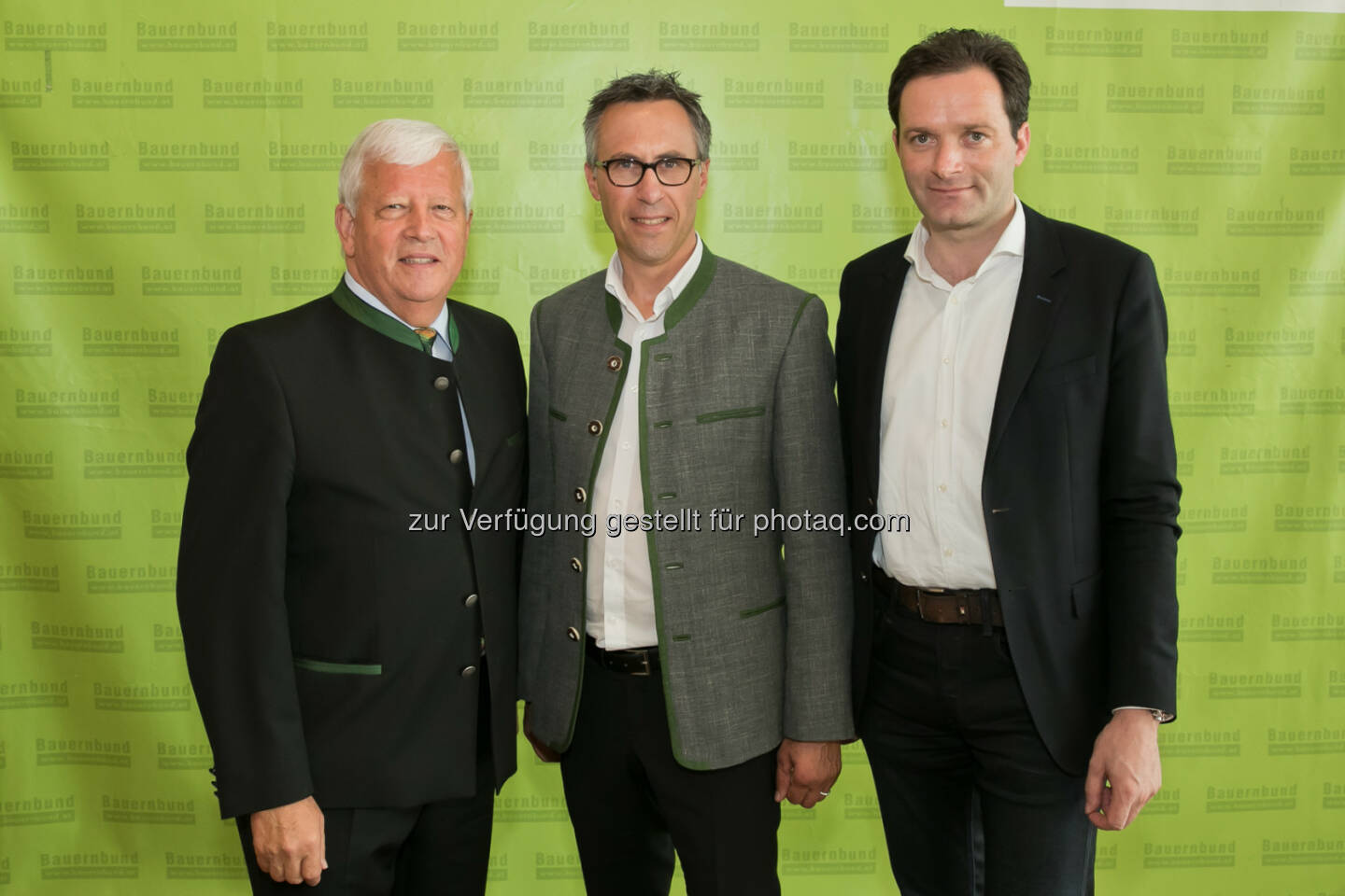 Jakob Auer, Georg Strasser, Norbert Totschnig - Bauernbund Österreich (BBÖ): Bauernbund: Georg Strasser folgt Jakob Auer als Präsident nach (Fotocredit: Harald Klemm)