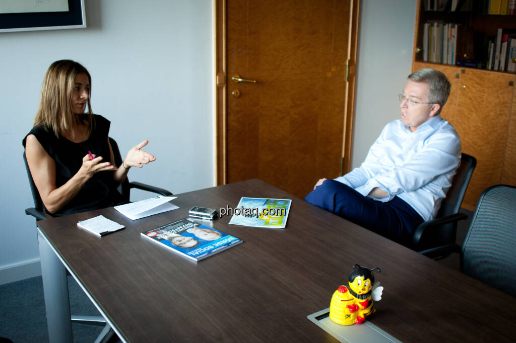 Christine Petzwinkler (Börse Social Network) - Michael Höllerer (RBI) (Fotocredit: Michaela Mejta/photaq.com)  (19.07.2017) 